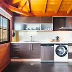 בית נופש Wooden House With Private Pool Lush Garden *